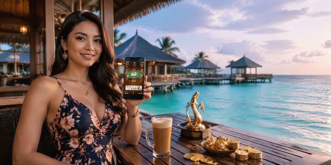 Pemain Terengganu bermain rummy dan permainan kad dalam talian melalui telefon pintar